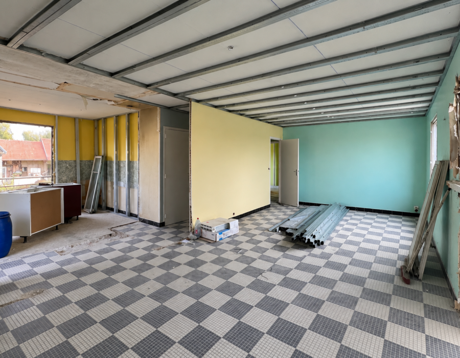 Avant — Rénovation complète d'une maison à La Chapelle-Saint-Luc