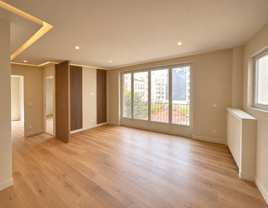 Après — Rénovation complète d'un appartement à Paris
